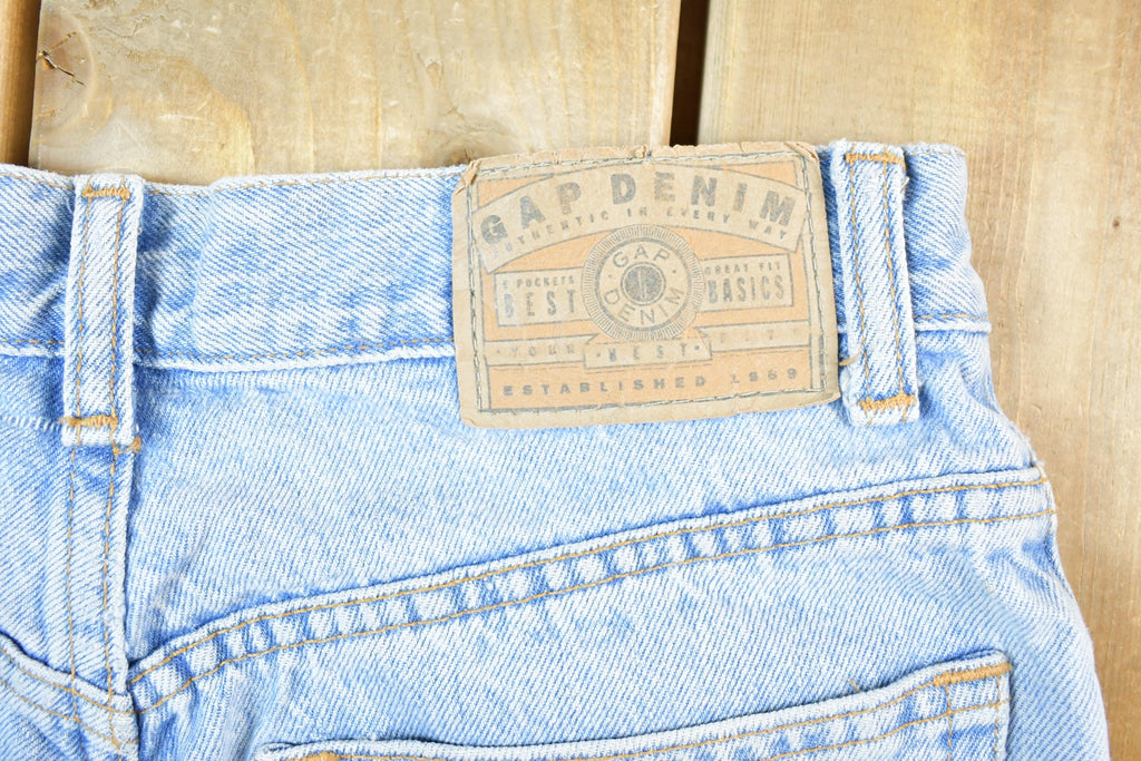 Vintage 1990s Gap Denim Womens Reverse Fit Jeans Size 26 x 31