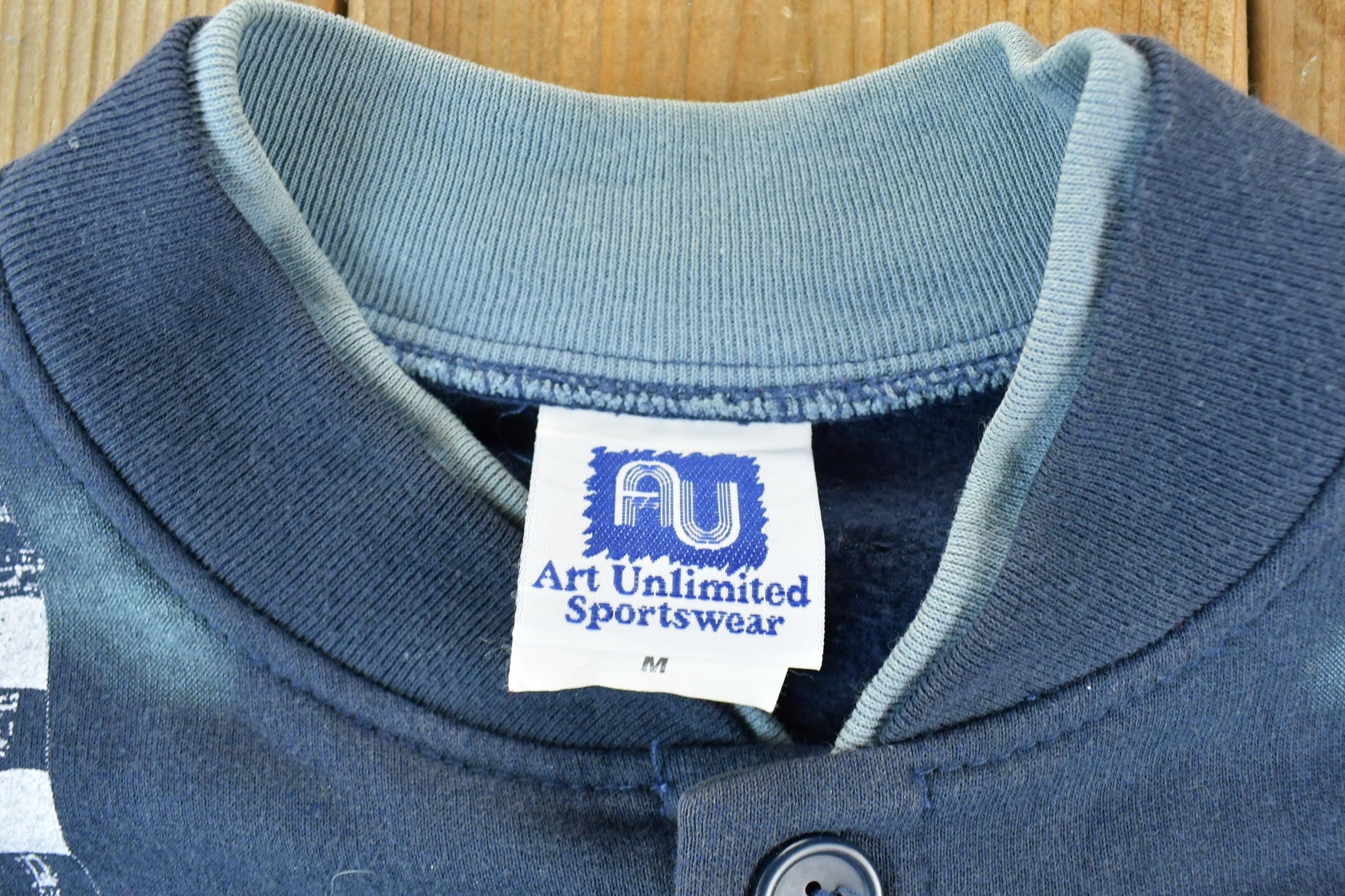 Vintage 1990s Art Unlimited AOP Lighthouses Crewneck Sweatshirt Made In USA Mens L