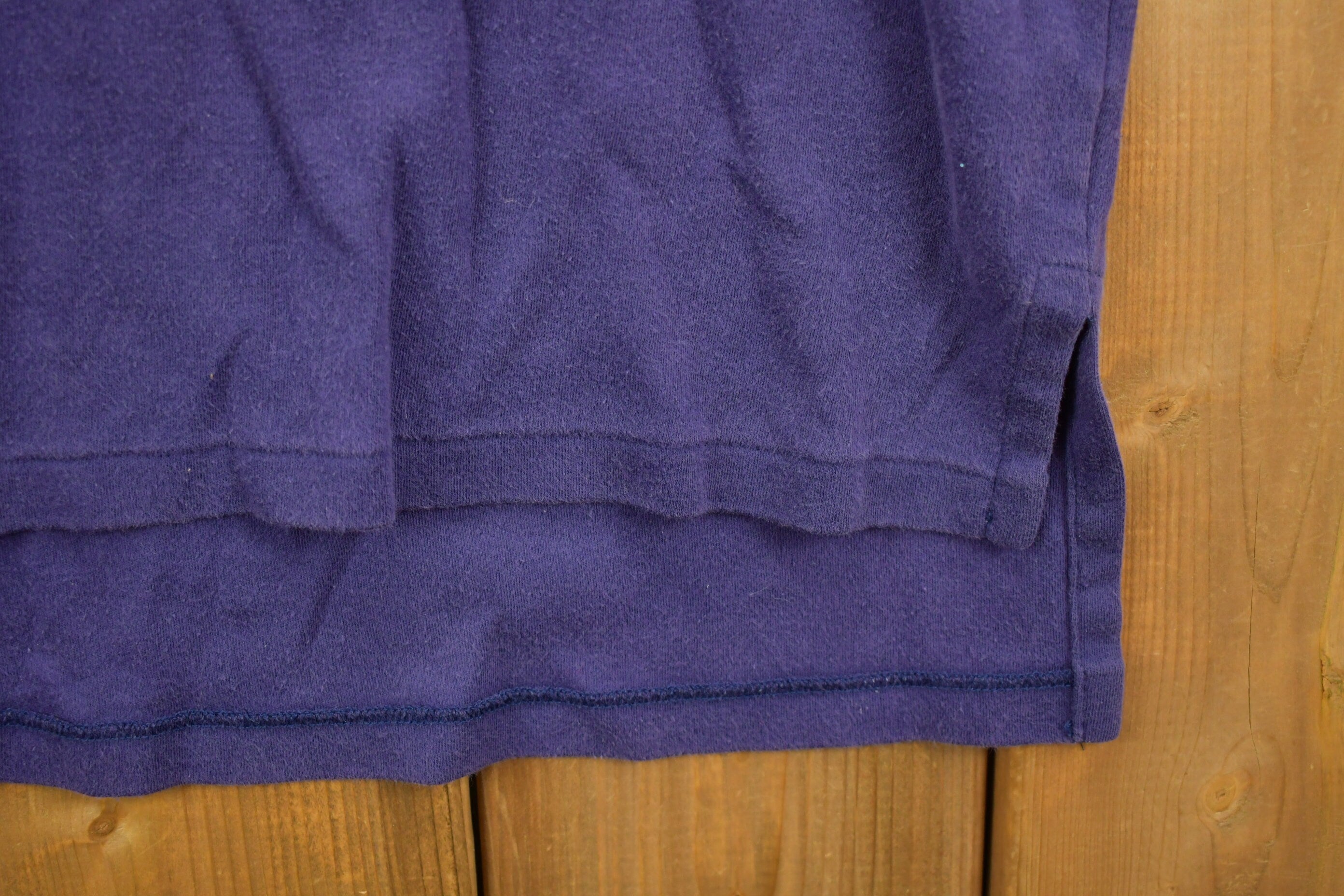 Vintage Polo Ralph Lauren Purple Collared Polo T Shirt