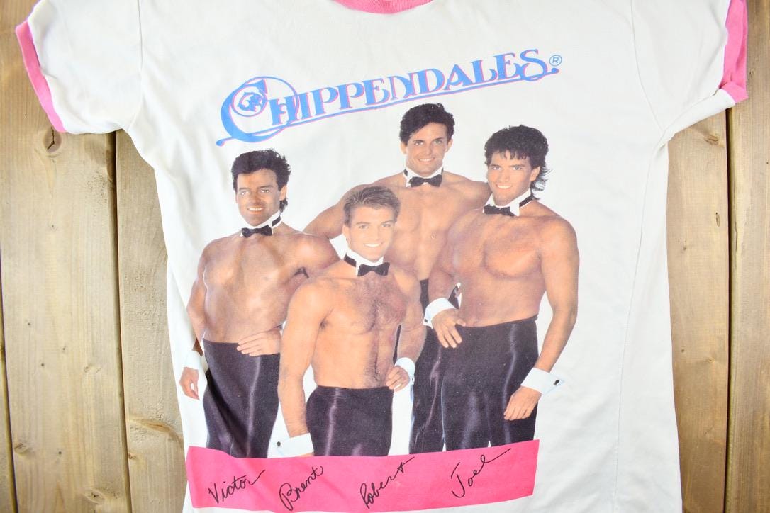 Vintage 1990s Chippendales Graphic T-Shirt