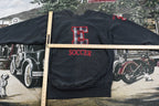 Vintage 1990s Medallion Soccer Sportswear Embroidered Crewneck / 90s Crewneck / Vintage Big E Varsity Sweater / Collegiate Sweatshirt