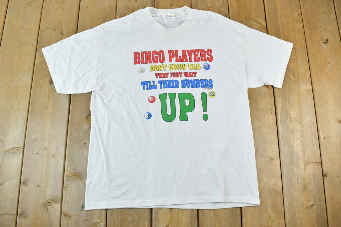 Vintage 1990s Bingo Players Cartoon Single Stitch T-Shirt