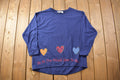 Vintage 1990s Cute Heart Crewneck Sweater