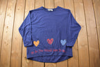 Vintage 1990s Cute Heart Crewneck Sweater
