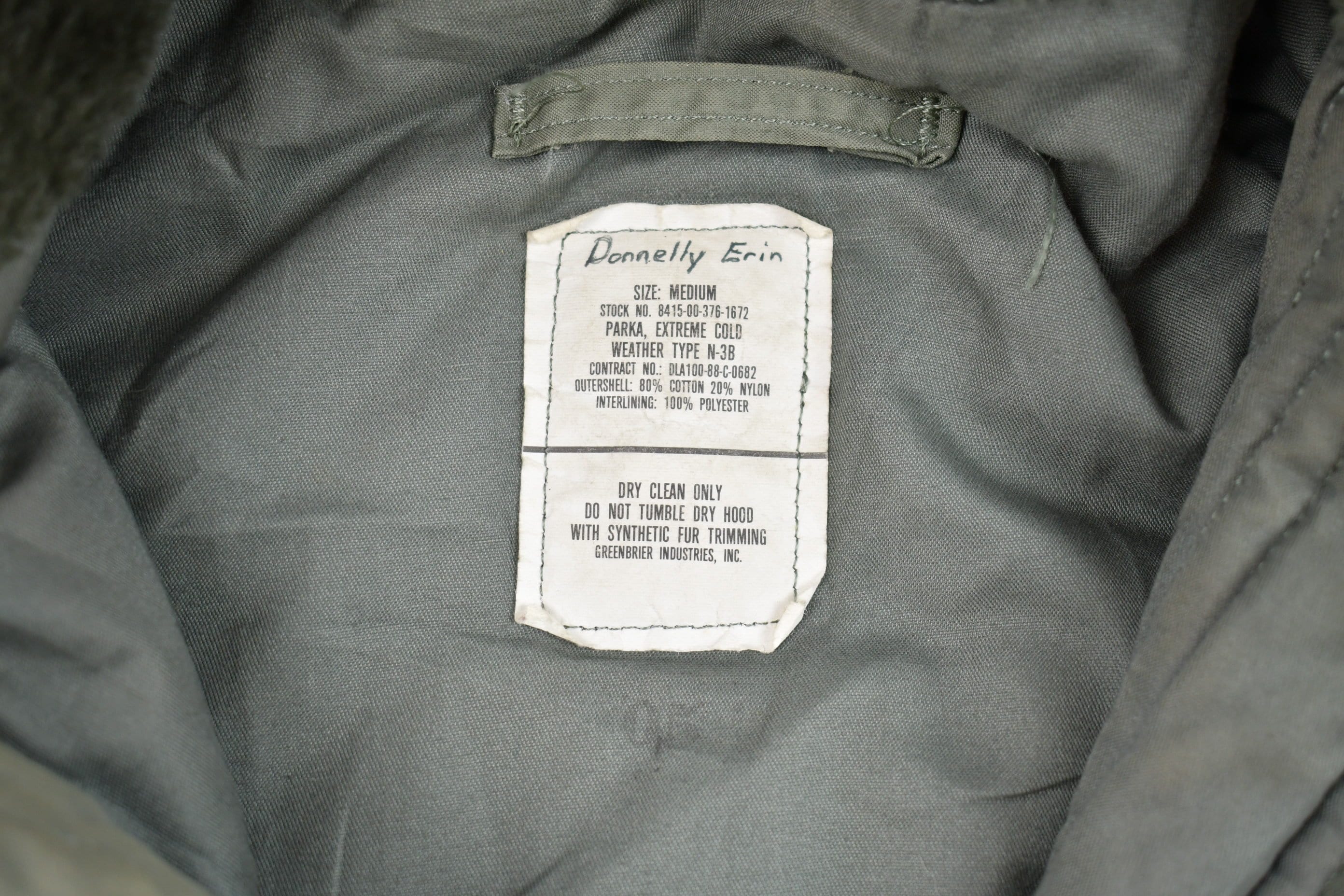 Vintage 2000 Military Parka