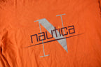 Vintage 1990s Nautica Long Sleeve Graphic T-Shirt