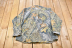 Vintage 1990s Mossy Oak Real Tree Camo Button Up Shirt
