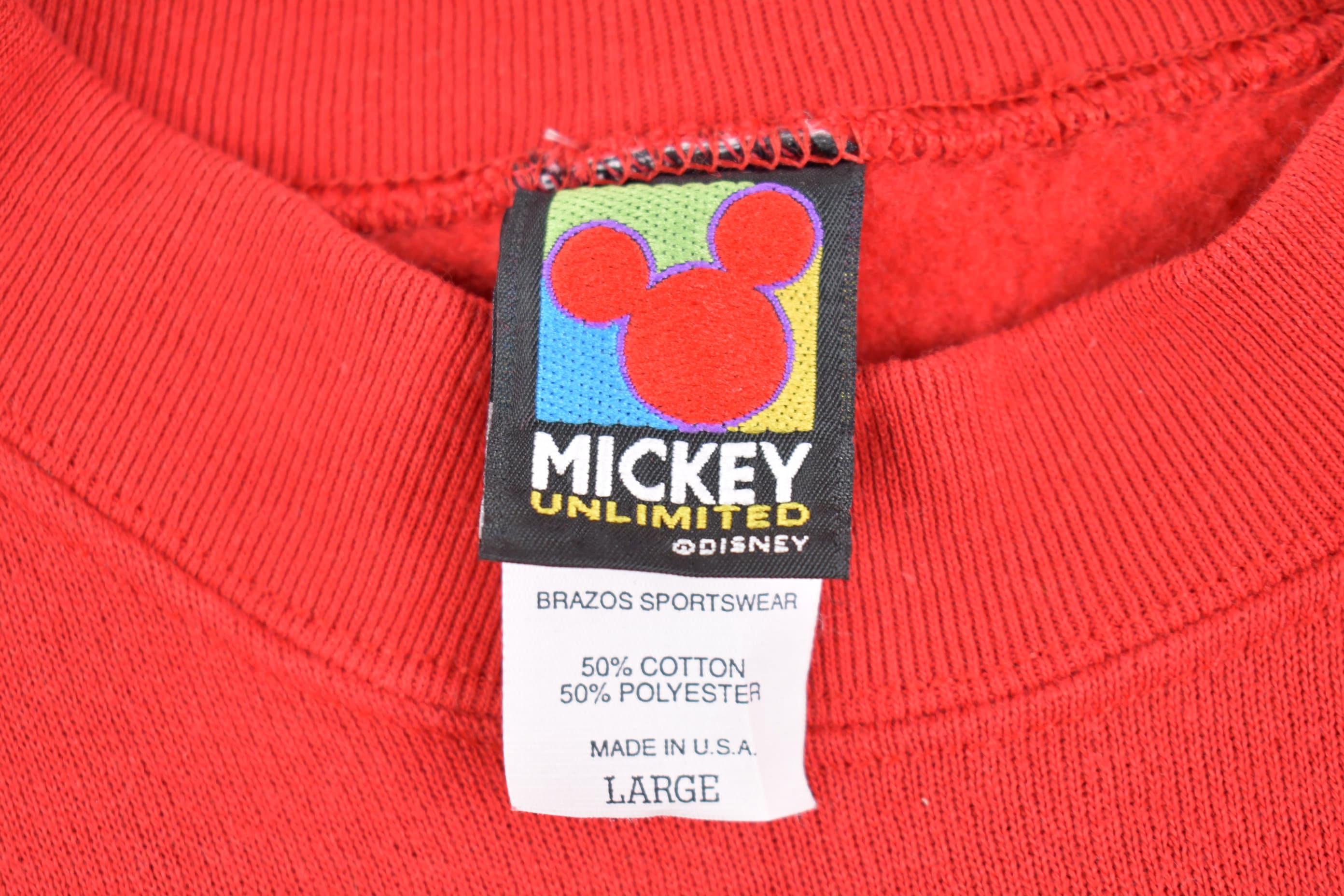 Vintage 1990s Mickey Mouse Crewneck Sweatshirt