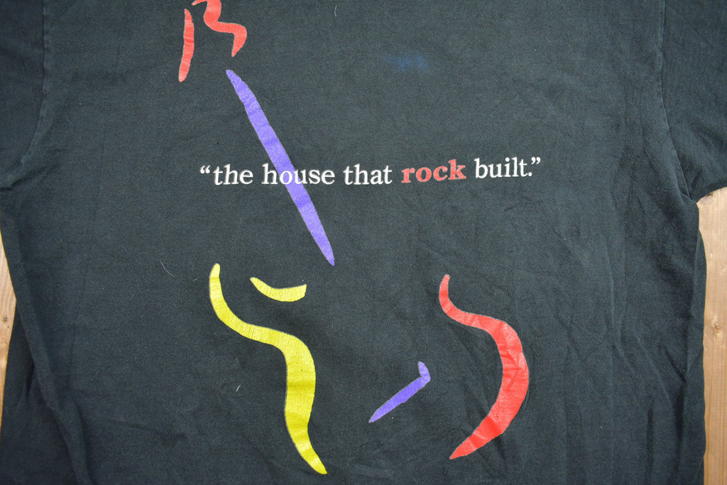 Vintage 1995 House That Rock Built Graphic T Shirt