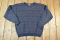Vintage 1990s Cape Allegro Knit Crewneck Sweater