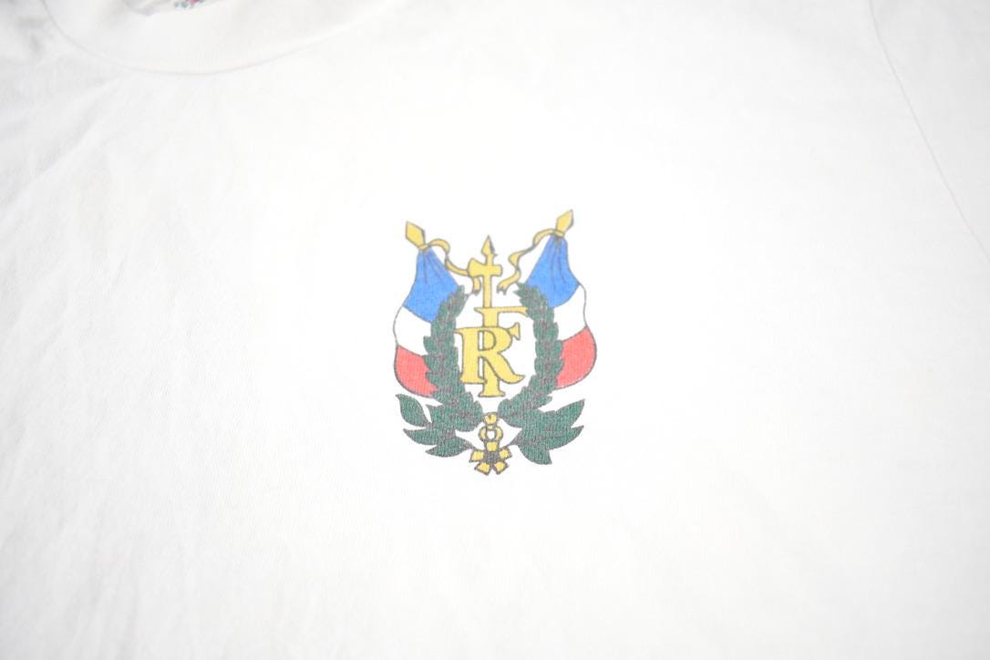 Vintage 1990s France Crest Souvenir Single Stitch Travel T-Shirt