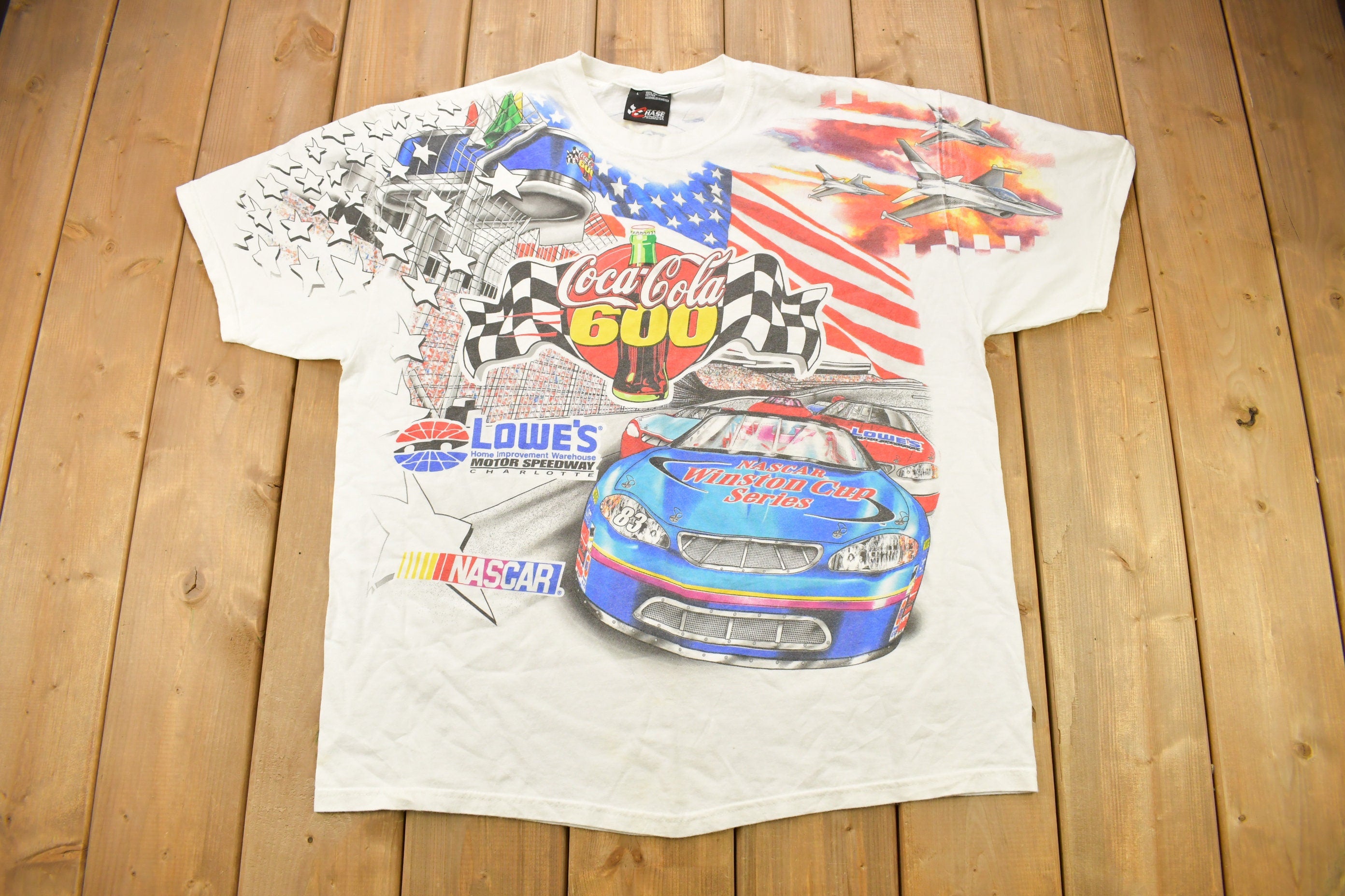 Vintage 2002 Coca Cola 600 the Great American Classic NASCAR Racing T-Shirt