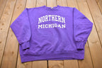 Vintage 1990s Northern Michigan Crewneck Sweatshirt
