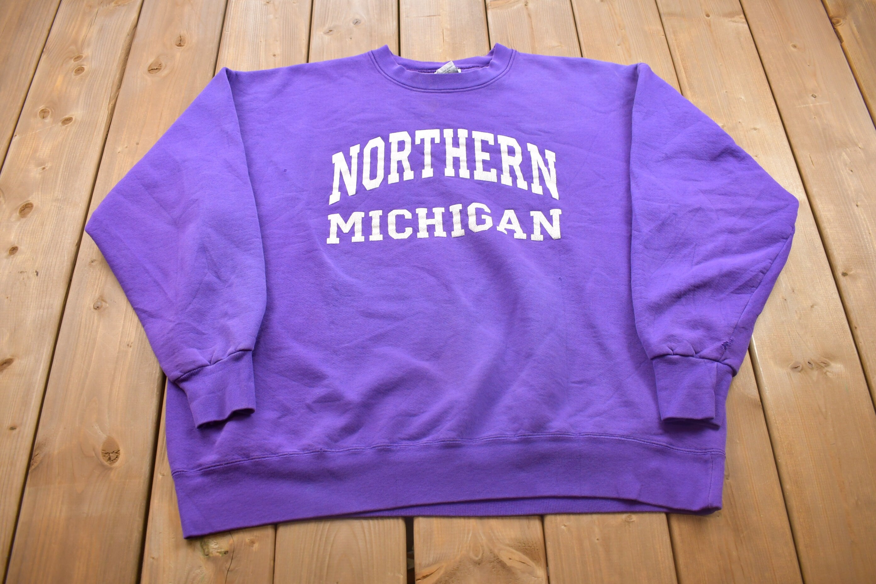 Vintage 1990s Northern Michigan Crewneck Sweatshirt