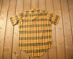 Vintage 1990s GMT Collection Plaid Flannel Button Up Shirt