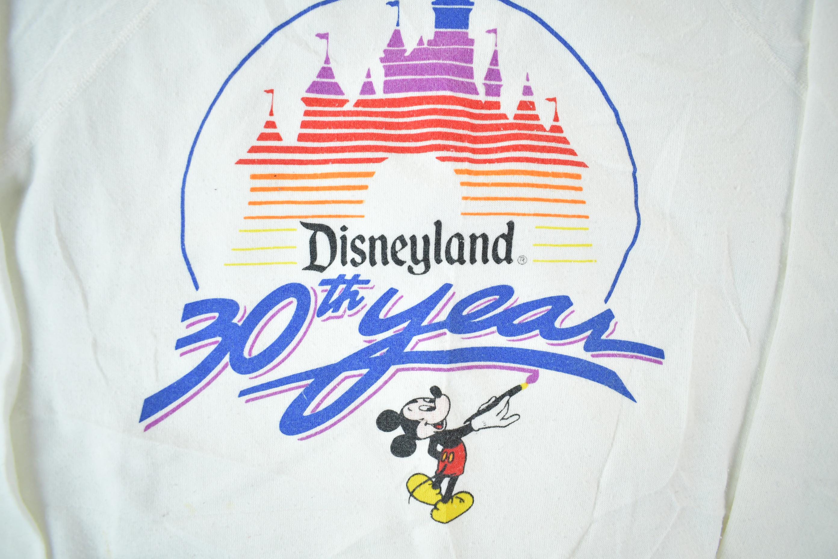 Vintage 1980s Walt Disneyland Mickey Mouse Crewneck Adult Small