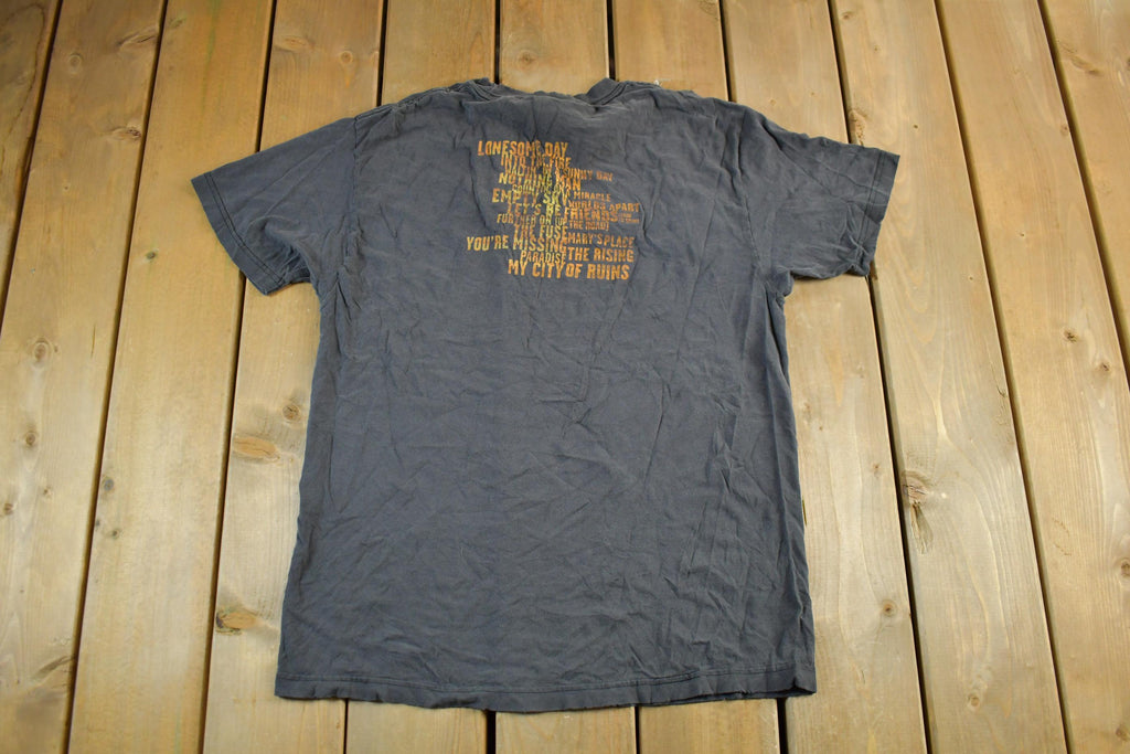 Vintage 2002 Bruce Springsteen The Rising Tour Band T-Shirt Men's Large