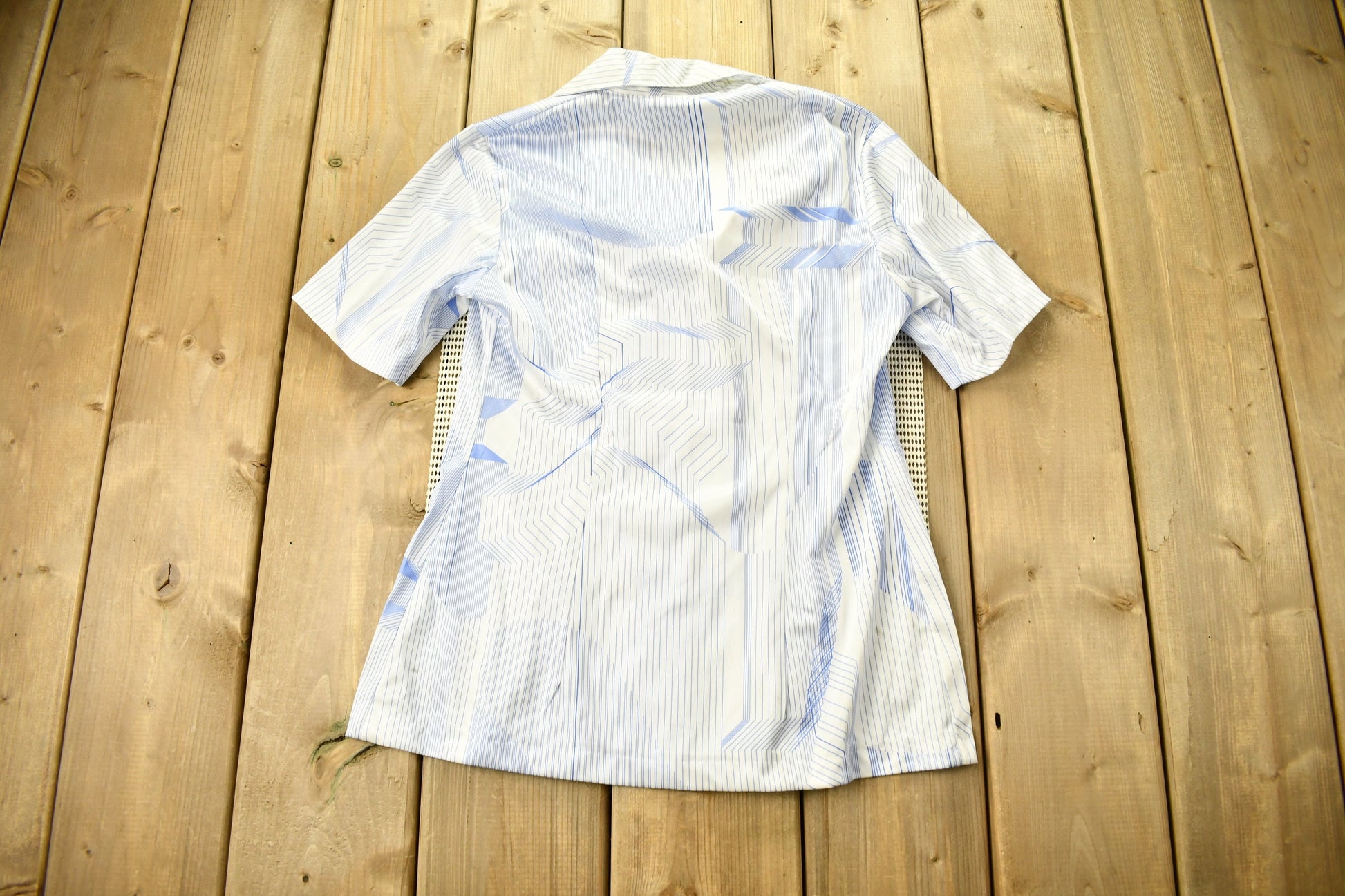 Vintage 1970s Short Sleeve Button Up Shirt