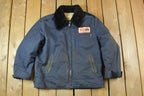 Vintage 1990s Case Workers Bomber Jacket Made In USA