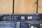 Vintage Deadstock Y2K Miss Me Bedazzled Low Rise Jeans Women's Size 26x31