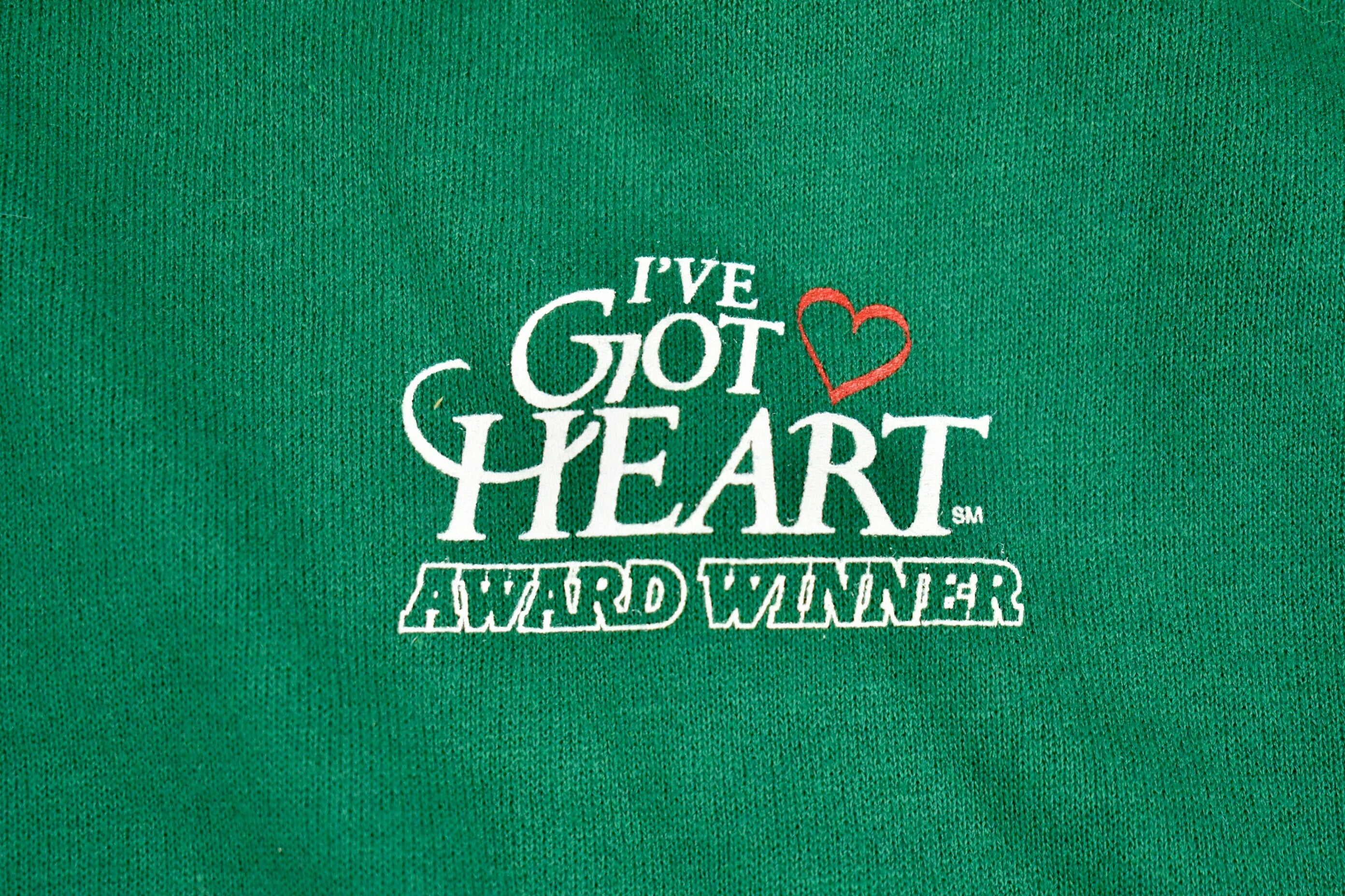 Vintage 1990s I Got Heart Award Winner Graphic Crewneck Sweatshirt