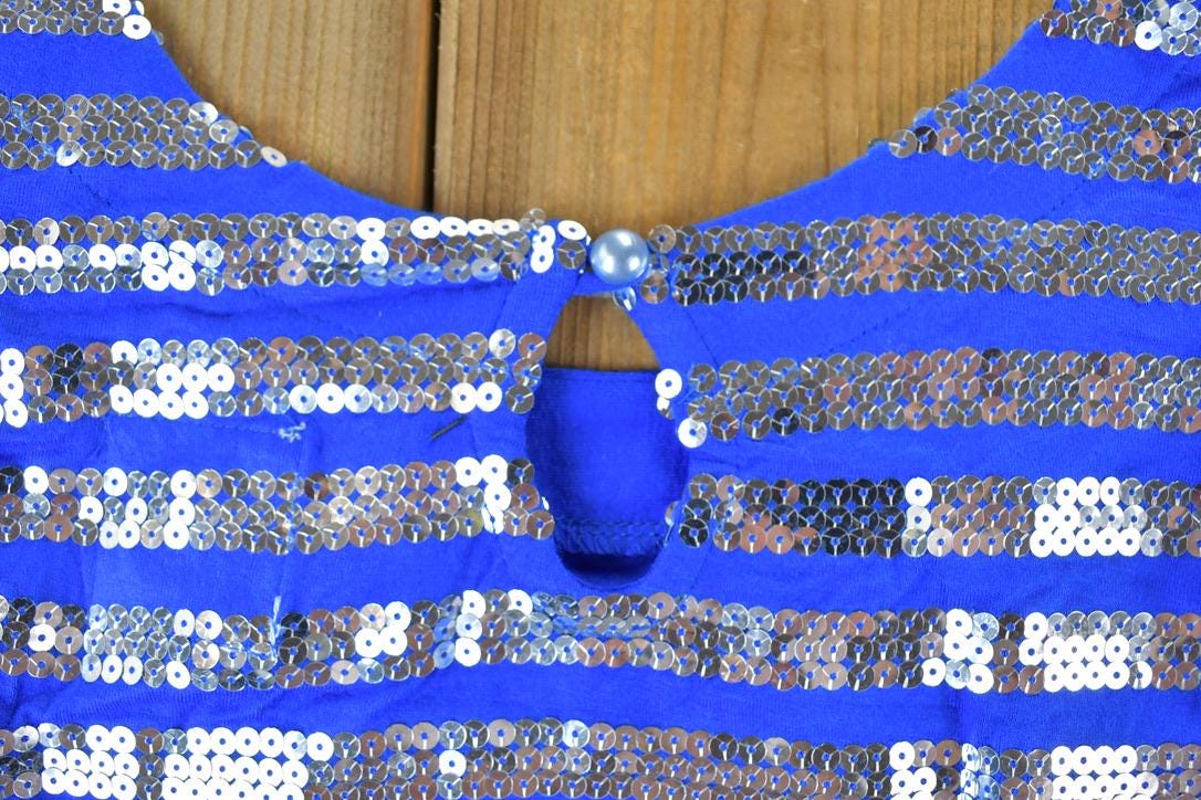 Vintage Y2K Vigoss Sequin Mini Dress / Y2k Vintage Bedazzled Tops / Retro Womenswear / Mod Fashion