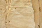 Vintage 1990s Carhartt Distressed Sun Faded Double Knee Pants Men's 34 x 29