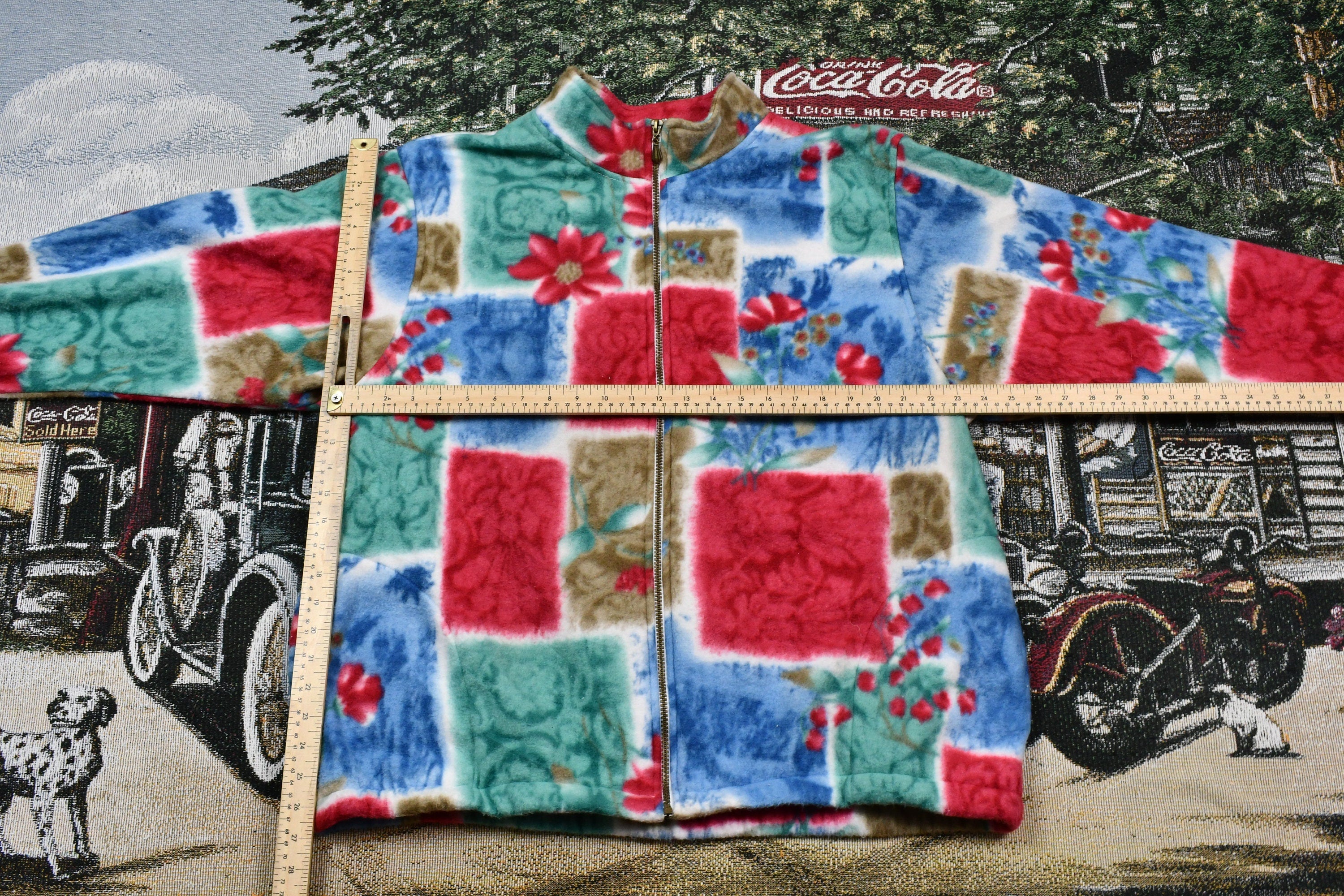 Vintage 1990s Alfred Dunner Full Zip Fleece Sweater