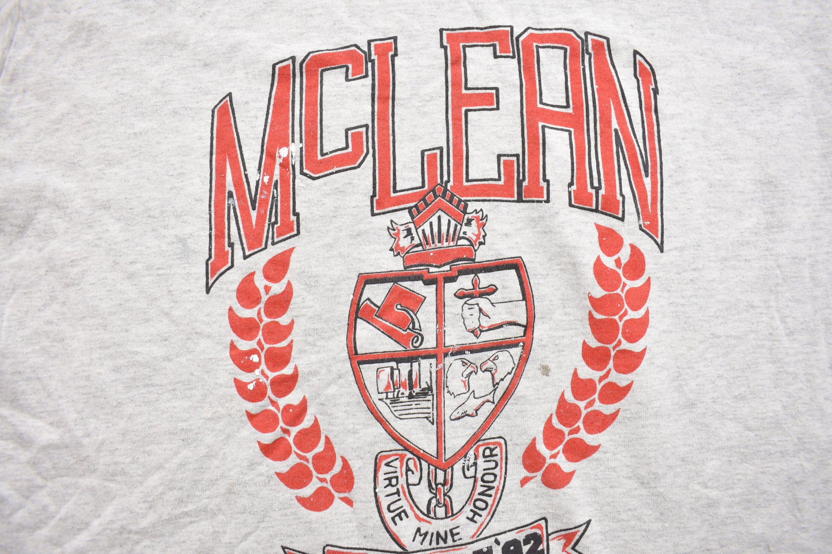 Vintage 1992 Mclean HS Graduate Collegiate T-Shirt