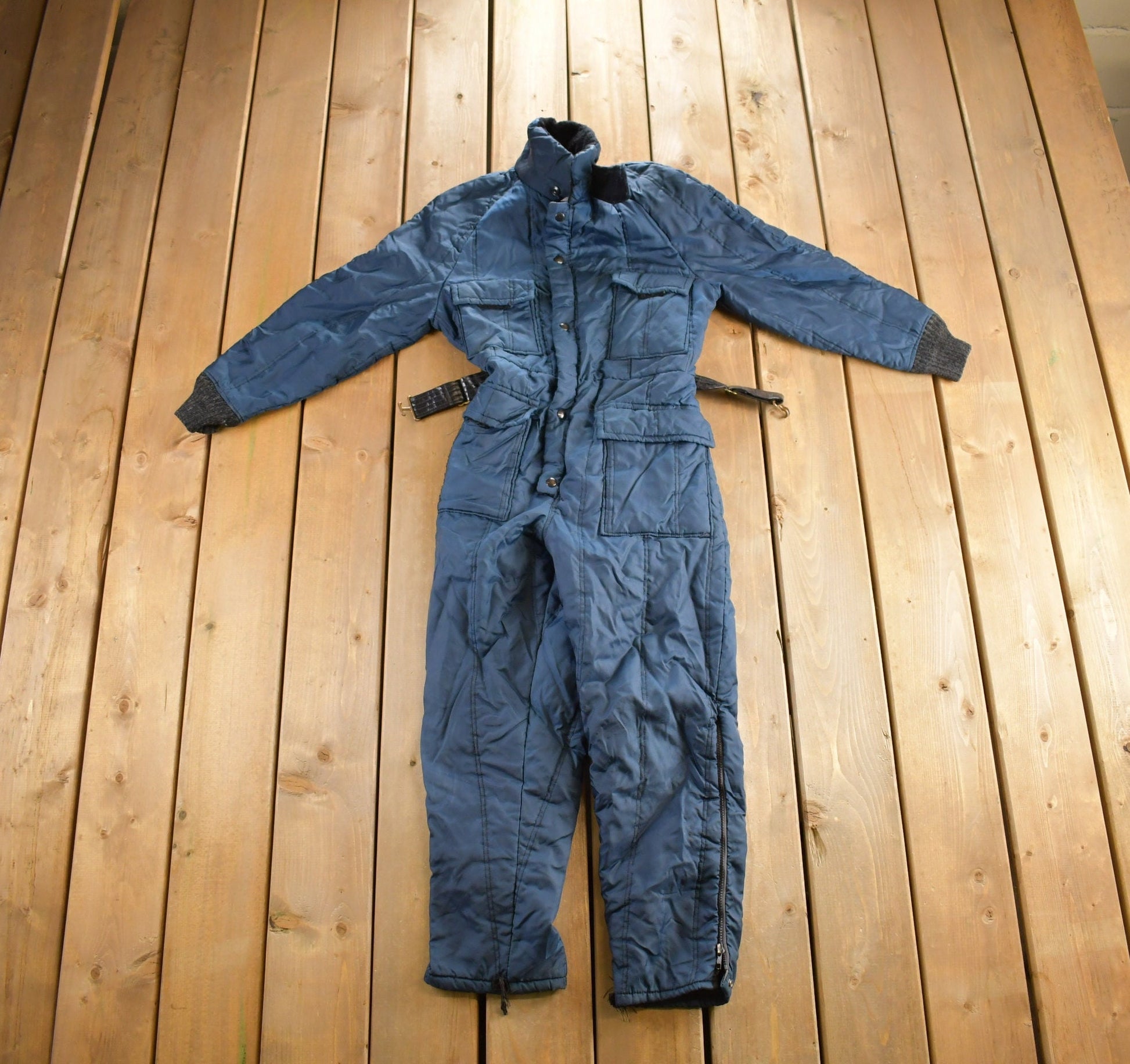 Vintage 1970s Walls Blizzard Pruf Jumpsuit Size 30x25