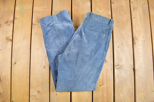 Vintage 1980's Farah Corduroy Trousers Size 30 x 30 / Rare 80s Vintage / American / Streetwear Fashion / Pants / 80s Clothing