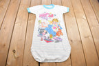 Vintage 1990s Girls Extended Graphic T Shirt