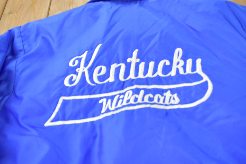 Vintage 1980s Kentucky Wildcats Satin Jacket Jacket