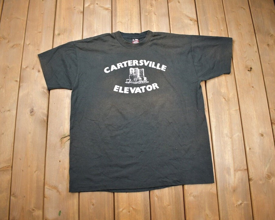 Vintage 1990s Cartersville Elevator Souvenir T Shirt