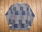 Vintage 1990's Nautica Plaid Rugby Sweatshirt