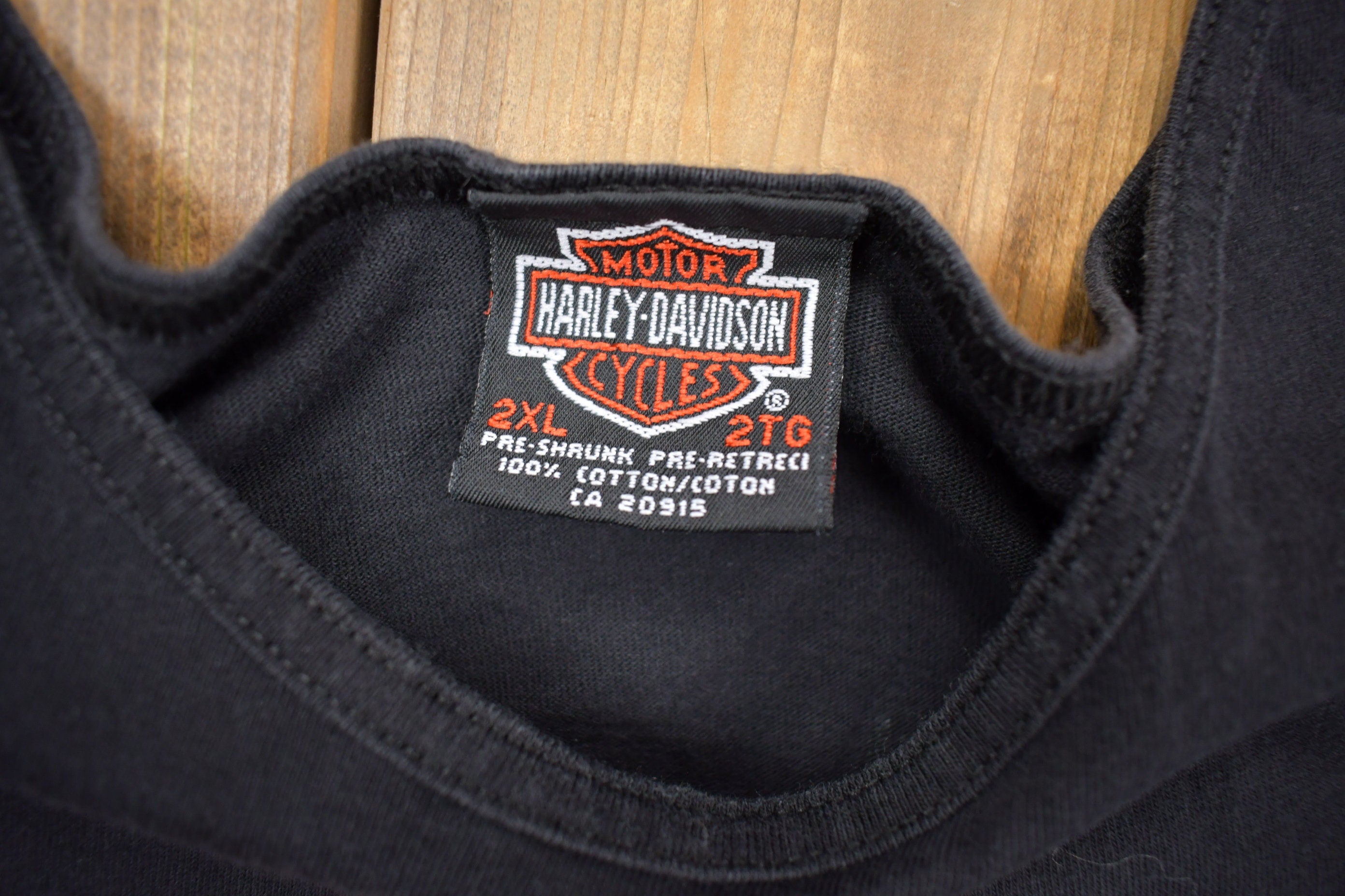 Vintage 1990s Black Harley Davidson Tank Top