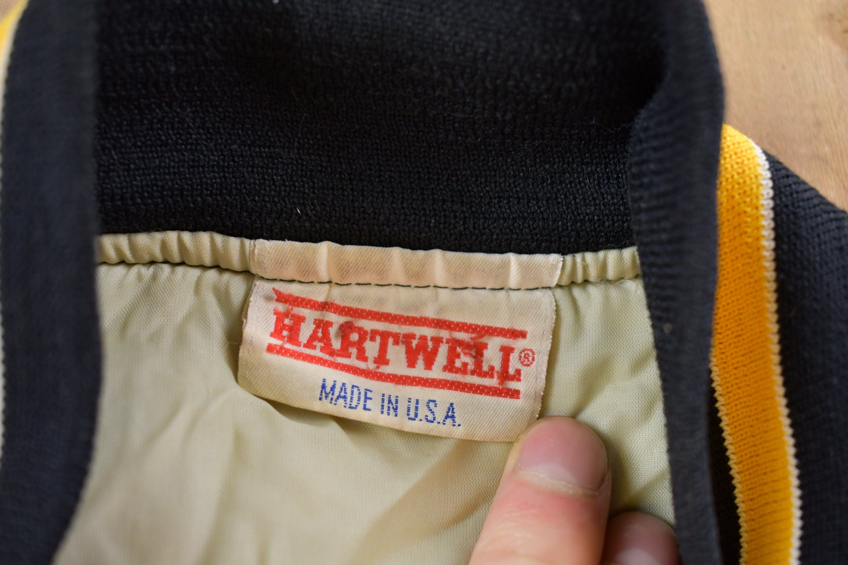 Vintage 1990s Hartwell Satin Bomber Jacket