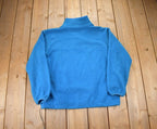 Vintage 1990s LL Bean Quarter Button Fleece Sweater / Made In USA / 90s Sweater / Streetwear / Athleisure / Hiking / Outdoorsman