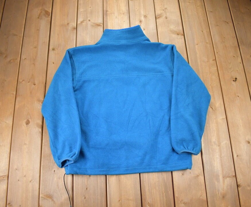 Vintage 1990s LL Bean Quarter Button Fleece Sweater / Made In USA / 90s Sweater / Streetwear / Athleisure / Hiking / Outdoorsman