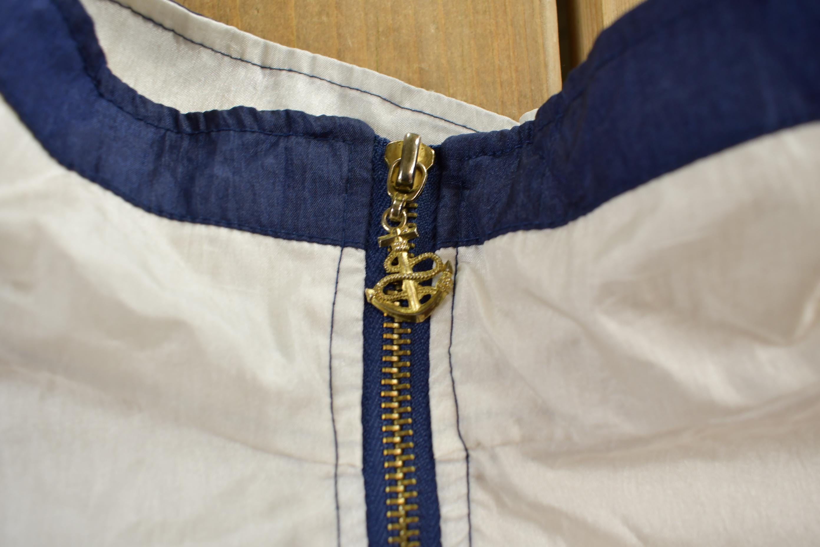 Vintage 1990s Marine Club Nautical Light Jacket