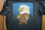 Vintage 1980s Martial Arts Academy Single Stitch Graphic T Shirt Made In USA