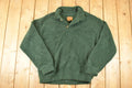 Vintage 1990s St John's Bay Quarter Button Fleece Outdoorsman Sweater Men's L