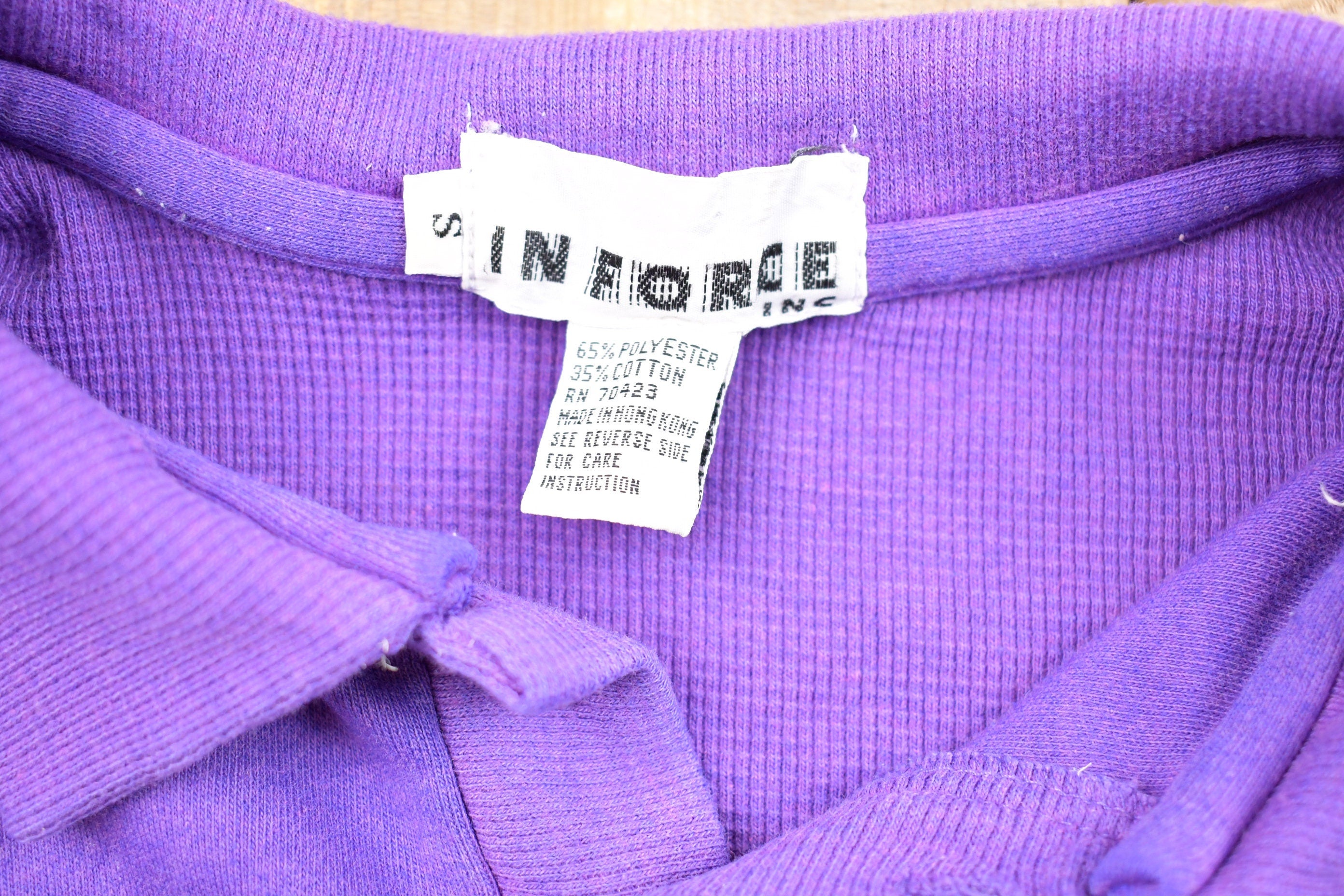 Vintage 1990s Quarter Button Sweatshirt