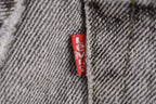 Vintage 1980s Levi's 505 Grey Light Wash Cut Offs