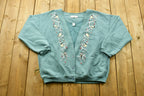 Vintage 90's Bird Graphic Cardigan Sweater