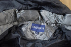 Vintage 1990s America Arctic Pole Silver Puffer Long Ski Snowboard Jacket
