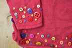 Vintage 1990s Mandal Bay Knit Button Up Christmas Sweater