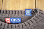 Vintage 1990s Chaps Knit Abstract Pattern Crewneck Sweater Mens M