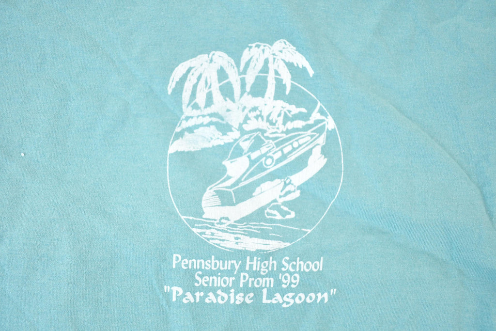 Vintage 1999 Pennsbury High School Senior Prom Souvenir T-Shirt Mens L