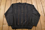 Vintage Cotton Traders 3D Cable Knit Sweater